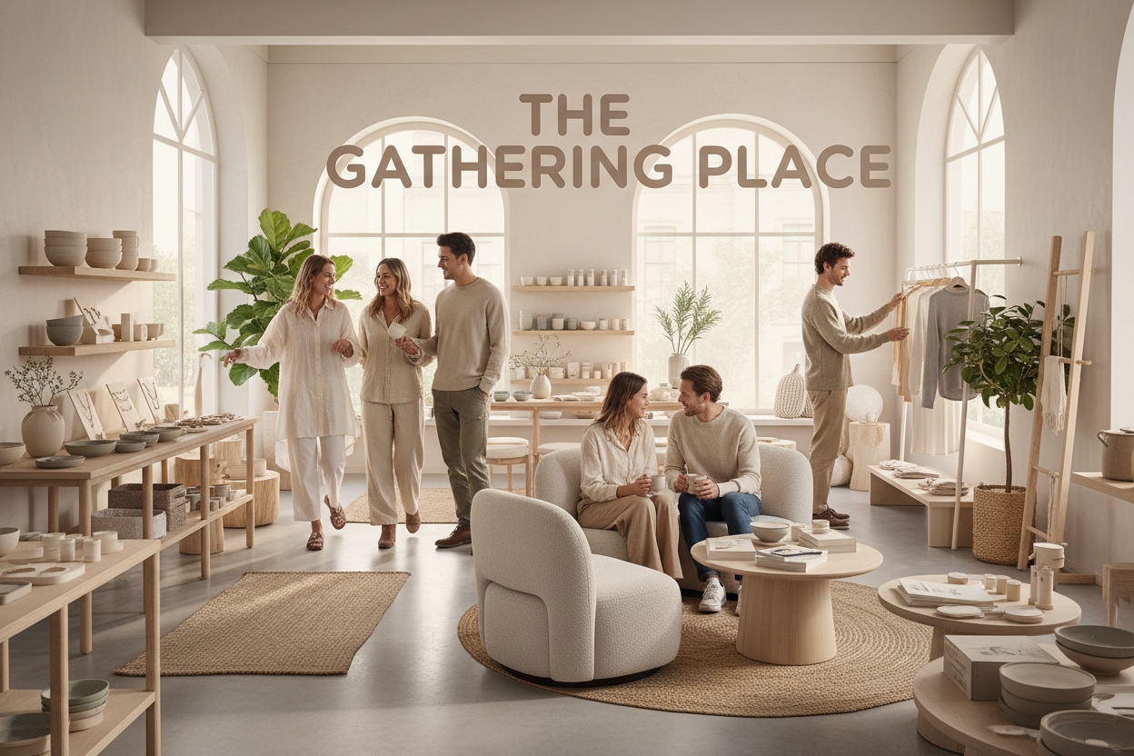 Peaceful browsing scene