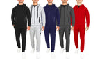 2-Piece Men's Tech Fleece Hoodie & Jogger Set (S-3XL): Black / XL