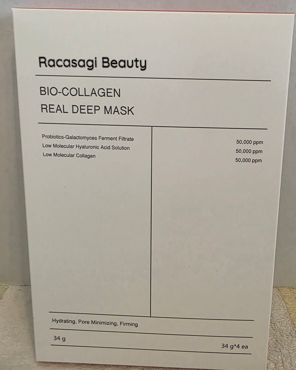 Racasagi Beauty Bio Collagen Face Mask Shrink Pores Deep Hydrating Overnight Mask