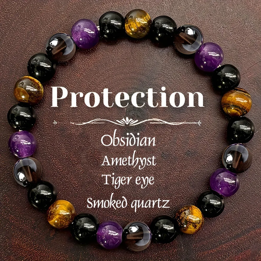 Natural Tiger Eye Imitation Amethyst Smoked Quartz Bracelet Cheap Exquisite Gift Bracelet