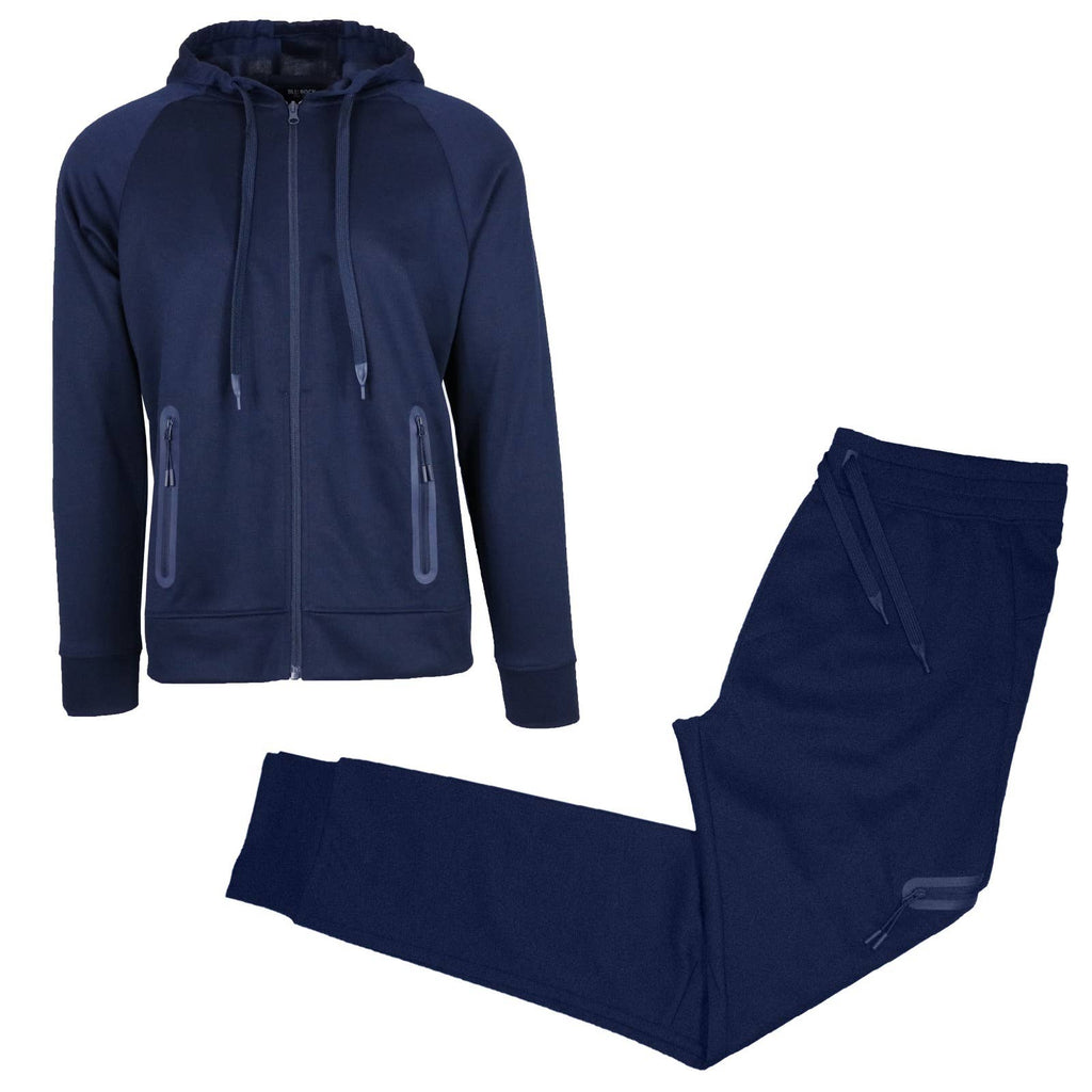 2-Piece Men's Tech Fleece Hoodie & Jogger Set (S-3XL): Black / XL