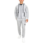 2-Piece Men's Tech Fleece Hoodie & Jogger Set (S-3XL): Black / XL