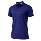 Men's Dry Fit Moisture-Wicking Polo Shirt (S-5XL): Red / L