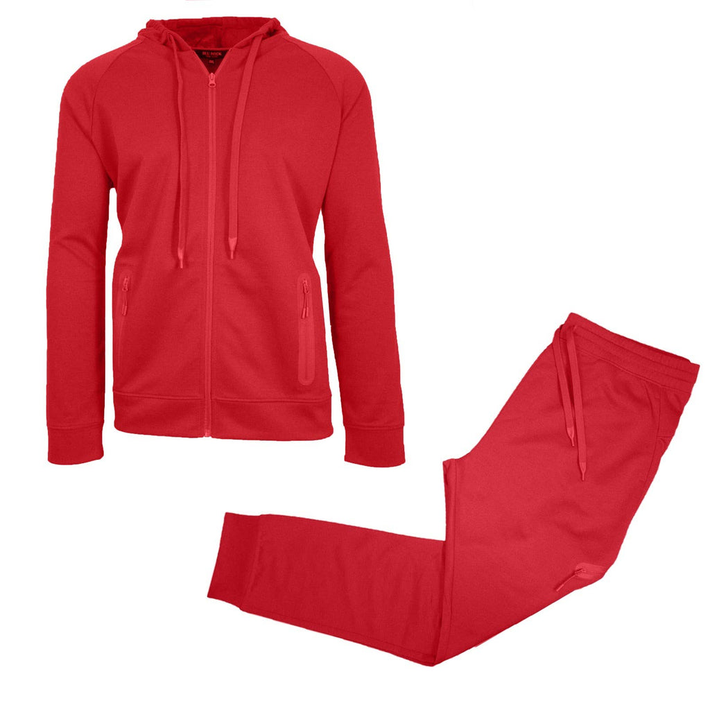 2-Piece Men's Tech Fleece Hoodie & Jogger Set (S-3XL): Black / XL