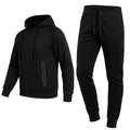 2-Piece Men's Tech Fleece Hoodie & Jogger Set (S-3XL): Black / XL
