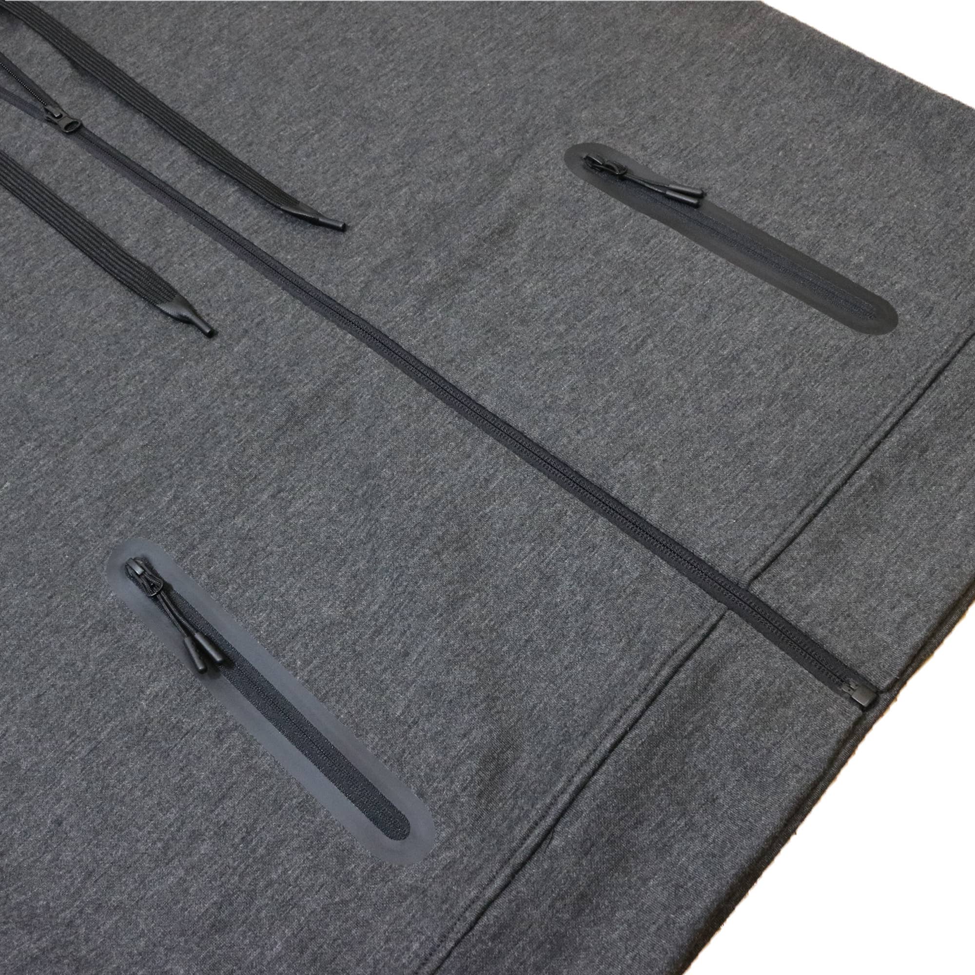 2-Piece Men's Tech Fleece Hoodie & Jogger Set (S-3XL): Black / XL