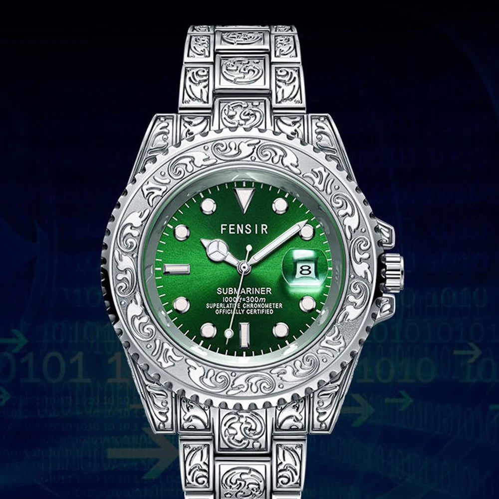 Men\'s watches Fashion  copy Wristwatch   Men watch  Luminous Needle Calendar Male  copy Watch   montre homme