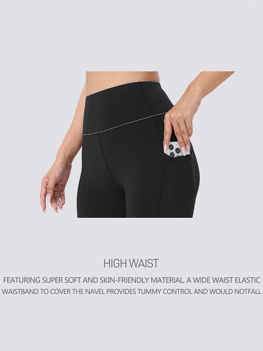 Summer Cycling Sports Shorts Running Fitness Quick Dry Breathable Sports Knee Length Pants High Waist Abdomen Control Yoga Short