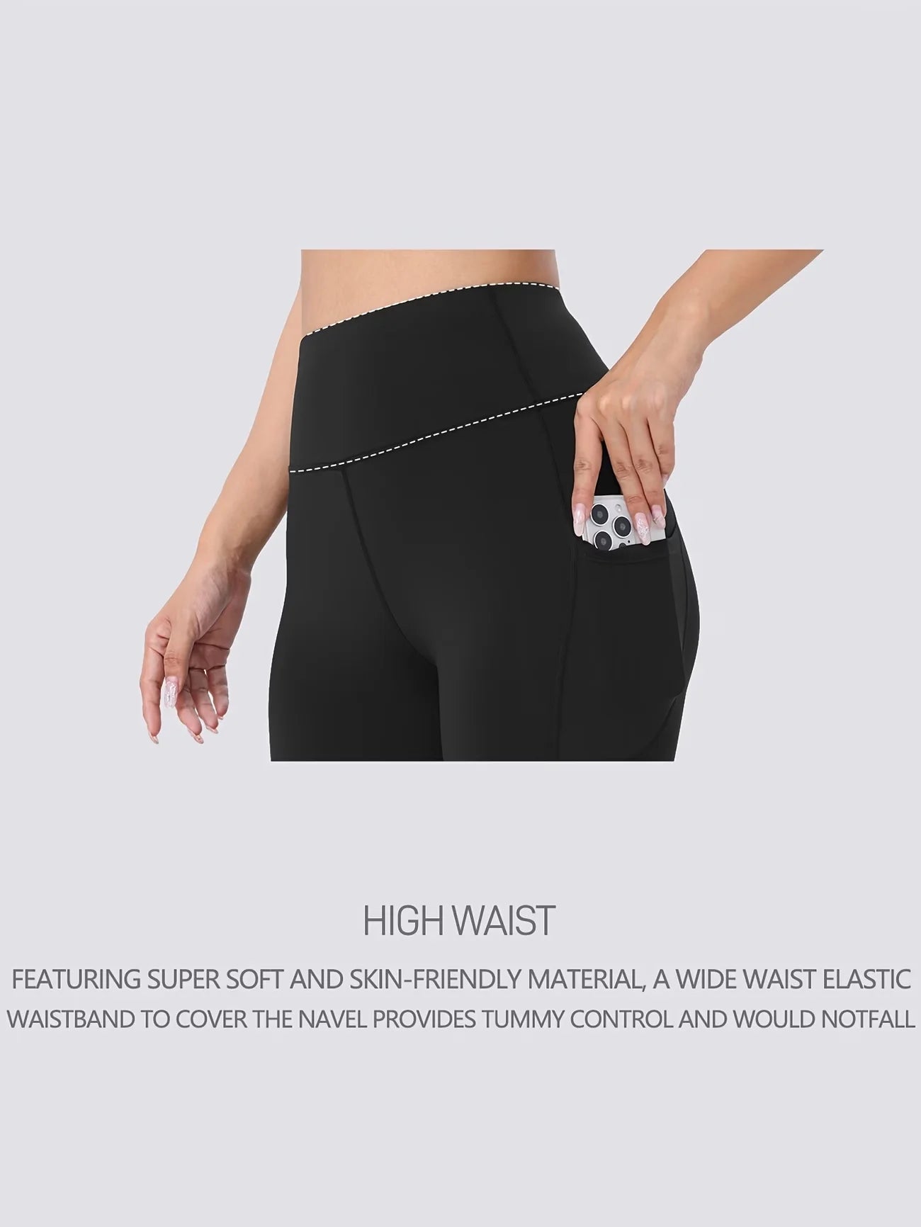 Summer Cycling Sports Shorts Running Fitness Quick Dry Breathable Sports Knee Length Pants High Waist Abdomen Control Yoga Short