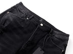 RTA Brand Men's Slim Fit Paint Graffiti Damaged Destroyed Hole Skinny Denim long Trouser Jeans Pants Streetwear