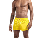 Men's Board Shorts Swim Trunks Drawstring Solid Color Quick Dry Running Swimming Pool Classic Casual Sport Black Summer Shorts