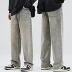 Men's Loose Wide-leg Trendy and Versatile Jeans for Spring Autumn Casual and Versatile Men's Jeans for Man Denim Pant Streetwear