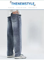 Men's Loose Wide-leg Trendy and Versatile Jeans for Spring Autumn Casual and Versatile Men's Jeans for Man Denim Pant Streetwear