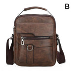 Crossbody Bag Shoulder Bags Vintage Men Handbags Large Capacity PU Leather Bag For Man Tote Bag Motorcycle Shoulder Bag