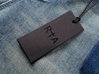 RTA Brand Men's Slim Fit Paint Graffiti Damaged Destroyed Hole Skinny Denim long Trouser Jeans Pants Streetwear