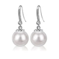 Mother's Day 925 Silver Trend Pearl Long Earrings Wedding Pendant Earrings Fashion Korean Jewelry Earrings for Women Panrty Gift