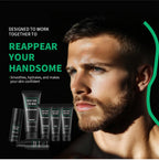 Lakerain Skin Care for Men Kit Oil Control Skin Firming Increase Hydrate Deep Cleaning Face 7 PCS Per Set Travel Skin Care Kit