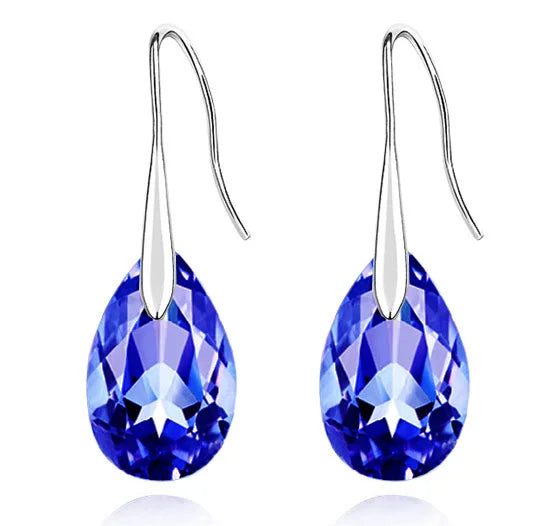 quality crystal tear water dropshipping Earring fashion Jewelry charm girl lover accessories birthday gifts wedding summer beach