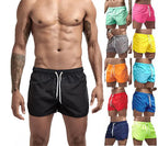 Men's Board Shorts Swim Trunks Drawstring Solid Color Quick Dry Running Swimming Pool Classic Casual Sport Black Summer Shorts