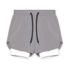 Men new Running Shorts 2 In 1 Double-deck Sport Shorts Sportswear Gym Fitness Short Pants Training Jogging Bottom Men's Clothing