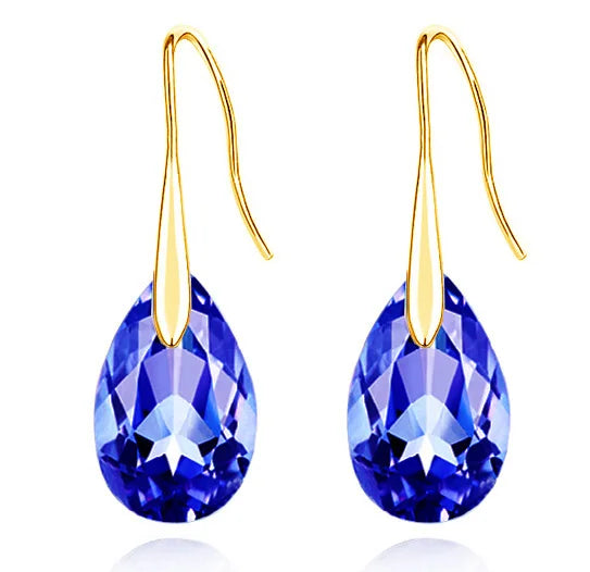 quality crystal tear water dropshipping Earring fashion Jewelry charm girl lover accessories birthday gifts wedding summer beach