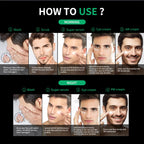 Lakerain Skin Care for Men Kit Oil Control Skin Firming Increase Hydrate Deep Cleaning Face 7 PCS Per Set Travel Skin Care Kit