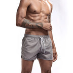 Men's Board Shorts Swim Trunks Drawstring Solid Color Quick Dry Running Swimming Pool Classic Casual Sport Black Summer Shorts