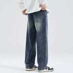 Men's Loose Wide-leg Trendy and Versatile Jeans for Spring Autumn Casual and Versatile Men's Jeans for Man Denim Pant Streetwear