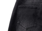RTA Brand Men's Slim Fit Paint Graffiti Damaged Destroyed Hole Skinny Denim long Trouser Jeans Pants Streetwear