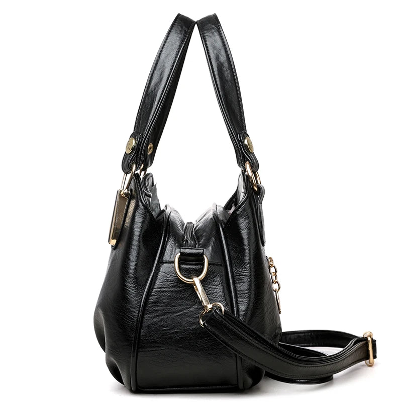 Genuine Brand Leather Women Handbag Luxury Designer Shoulder Crossbody Bags Ladies Purse Messenger Tote Bag Female Commuting Bag