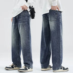Men's Loose Wide-leg Trendy and Versatile Jeans for Spring Autumn Casual and Versatile Men's Jeans for Man Denim Pant Streetwear
