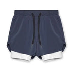 Men new Running Shorts 2 In 1 Double-deck Sport Shorts Sportswear Gym Fitness Short Pants Training Jogging Bottom Men's Clothing