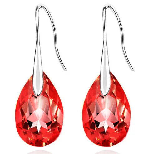 quality crystal tear water dropshipping Earring fashion Jewelry charm girl lover accessories birthday gifts wedding summer beach