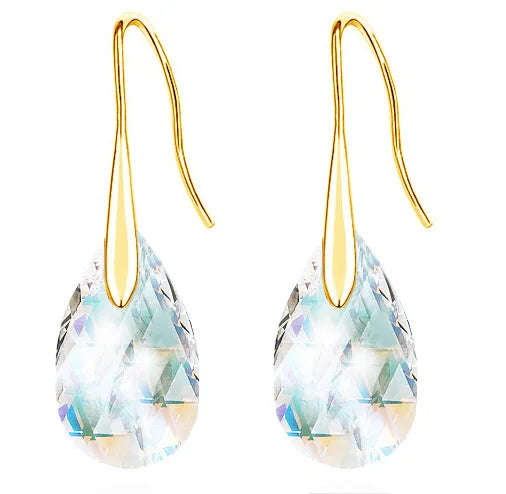 quality crystal tear water dropshipping Earring fashion Jewelry charm girl lover accessories birthday gifts wedding summer beach