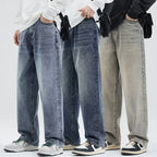 Men's Loose Wide-leg Trendy and Versatile Jeans for Spring Autumn Casual and Versatile Men's Jeans for Man Denim Pant Streetwear