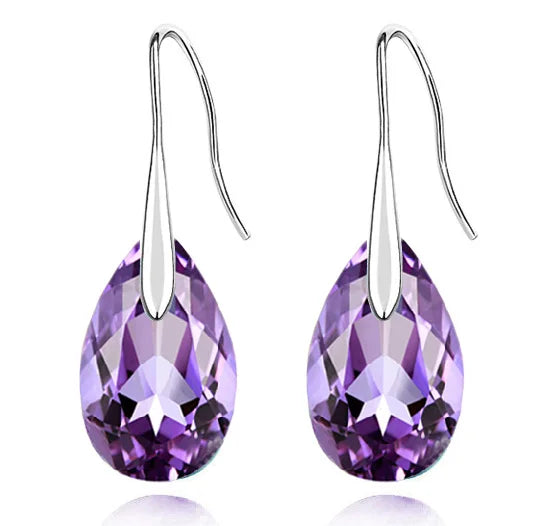 quality crystal tear water dropshipping Earring fashion Jewelry charm girl lover accessories birthday gifts wedding summer beach