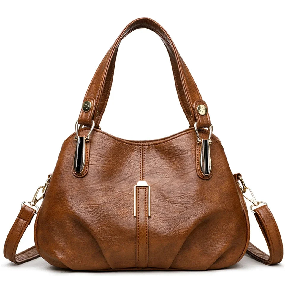 Genuine Brand Leather Women Handbag Luxury Designer Shoulder Crossbody Bags Ladies Purse Messenger Tote Bag Female Commuting Bag
