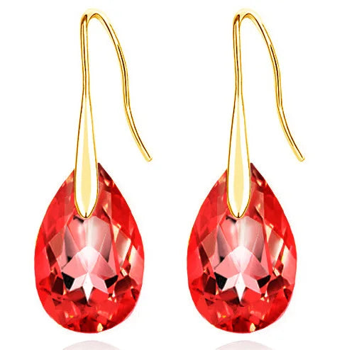 quality crystal tear water dropshipping Earring fashion Jewelry charm girl lover accessories birthday gifts wedding summer beach
