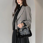 Genuine Brand Leather Women Handbag Luxury Designer Shoulder Crossbody Bags Ladies Purse Messenger Tote Bag Female Commuting Bag