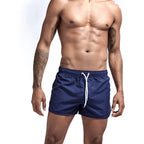 Men's Board Shorts Swim Trunks Drawstring Solid Color Quick Dry Running Swimming Pool Classic Casual Sport Black Summer Shorts