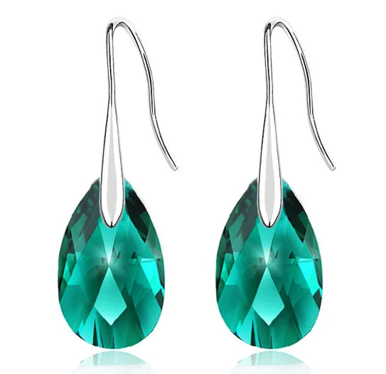 quality crystal tear water dropshipping Earring fashion Jewelry charm girl lover accessories birthday gifts wedding summer beach