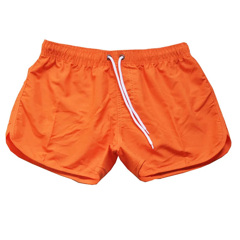Men's Board Shorts Swim Trunks Drawstring Solid Color Quick Dry Running Swimming Pool Classic Casual Sport Black Summer Shorts