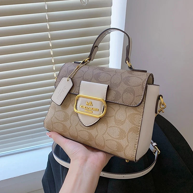 2026 Fashionable women's handbag with a vintage French design, suitable for any occasion as a shoulder or cross-body bag