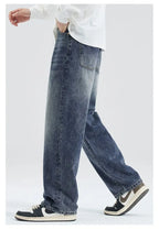 Men's Loose Wide-leg Trendy and Versatile Jeans for Spring Autumn Casual and Versatile Men's Jeans for Man Denim Pant Streetwear