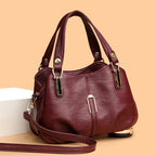 Genuine Brand Leather Women Handbag Luxury Designer Shoulder Crossbody Bags Ladies Purse Messenger Tote Bag Female Commuting Bag