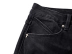 RTA Brand Men's Slim Fit Paint Graffiti Damaged Destroyed Hole Skinny Denim long Trouser Jeans Pants Streetwear