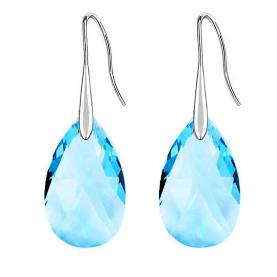 quality crystal tear water dropshipping Earring fashion Jewelry charm girl lover accessories birthday gifts wedding summer beach