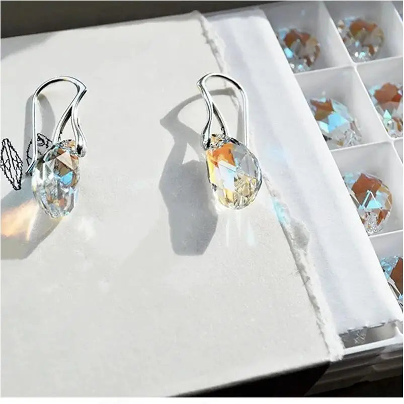 quality crystal tear water dropshipping Earring fashion Jewelry charm girl lover accessories birthday gifts wedding summer beach