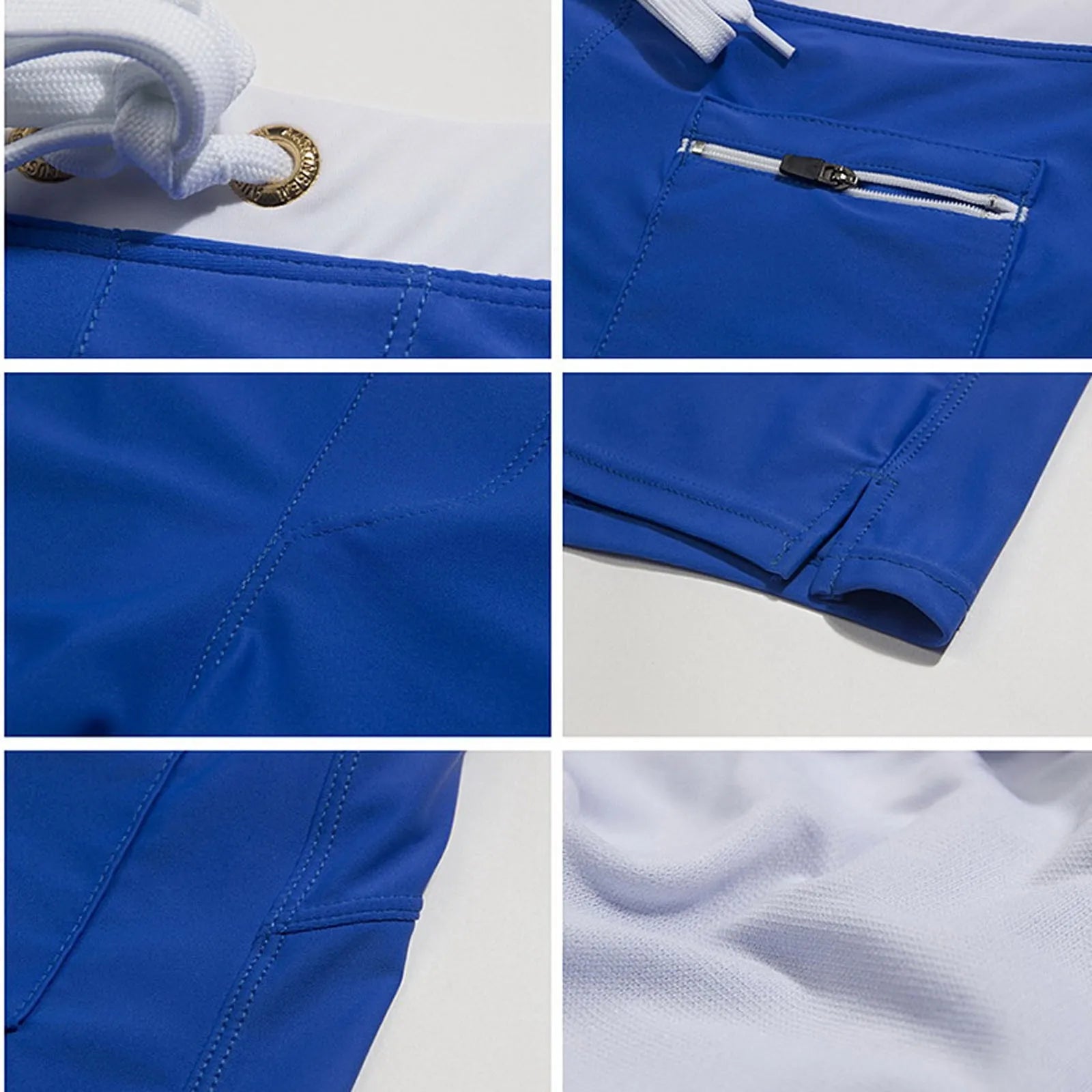 Men's Swim Shorts Swim Trunks Drawstring Mesh Lining Elastic Waist Breathable Quick Dry Board Shorts to Beach Pool Summer Male