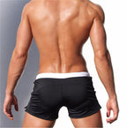 Men's Swim Shorts Swim Trunks Drawstring Mesh Lining Elastic Waist Breathable Quick Dry Board Shorts to Beach Pool Summer Male